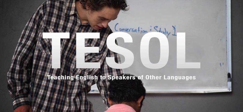 TESOL Banner Picture - Teaching English to Speakers of Other Languages